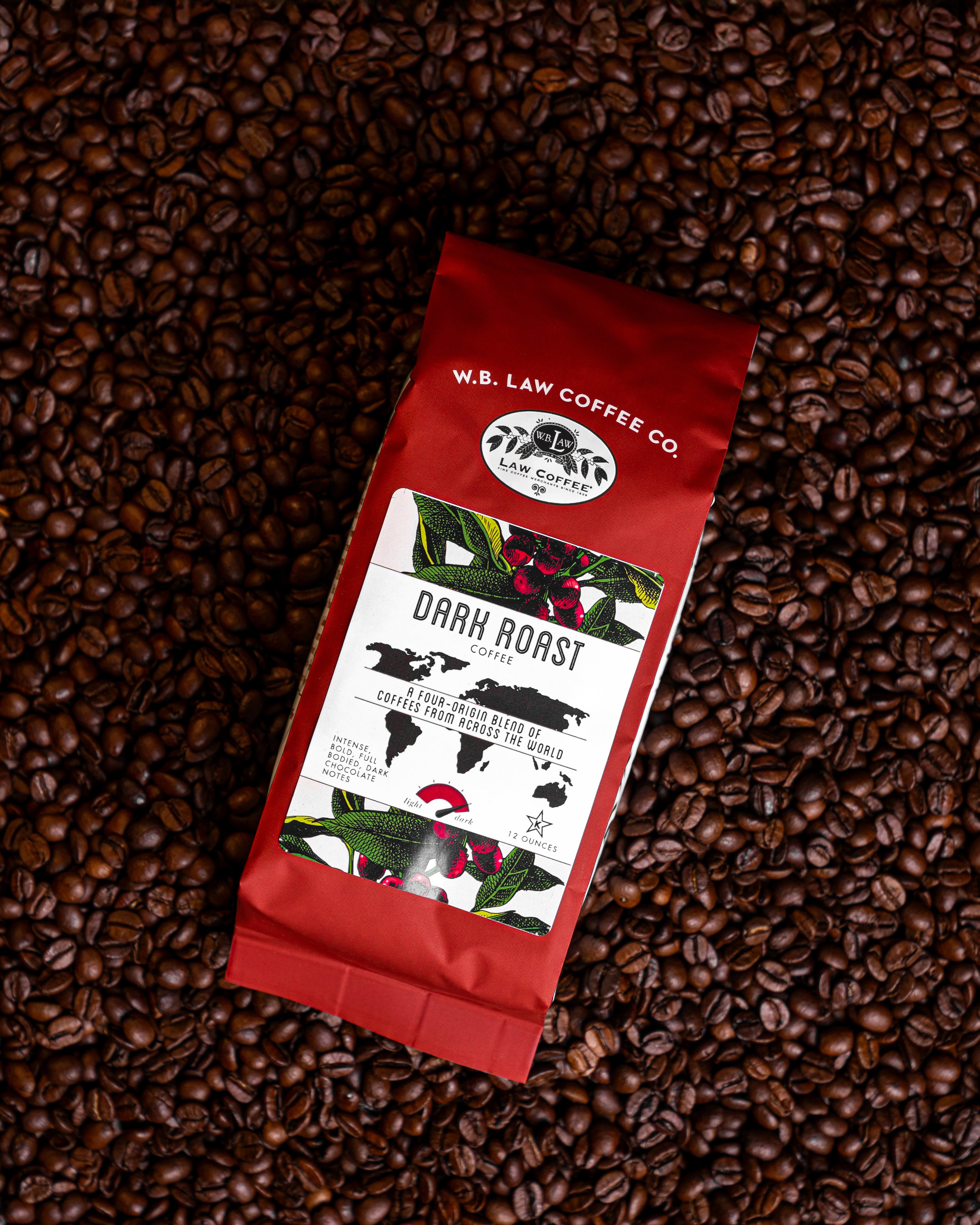 Dark Roast Coffee (12oz Bag) – WB Law Coffee Co.