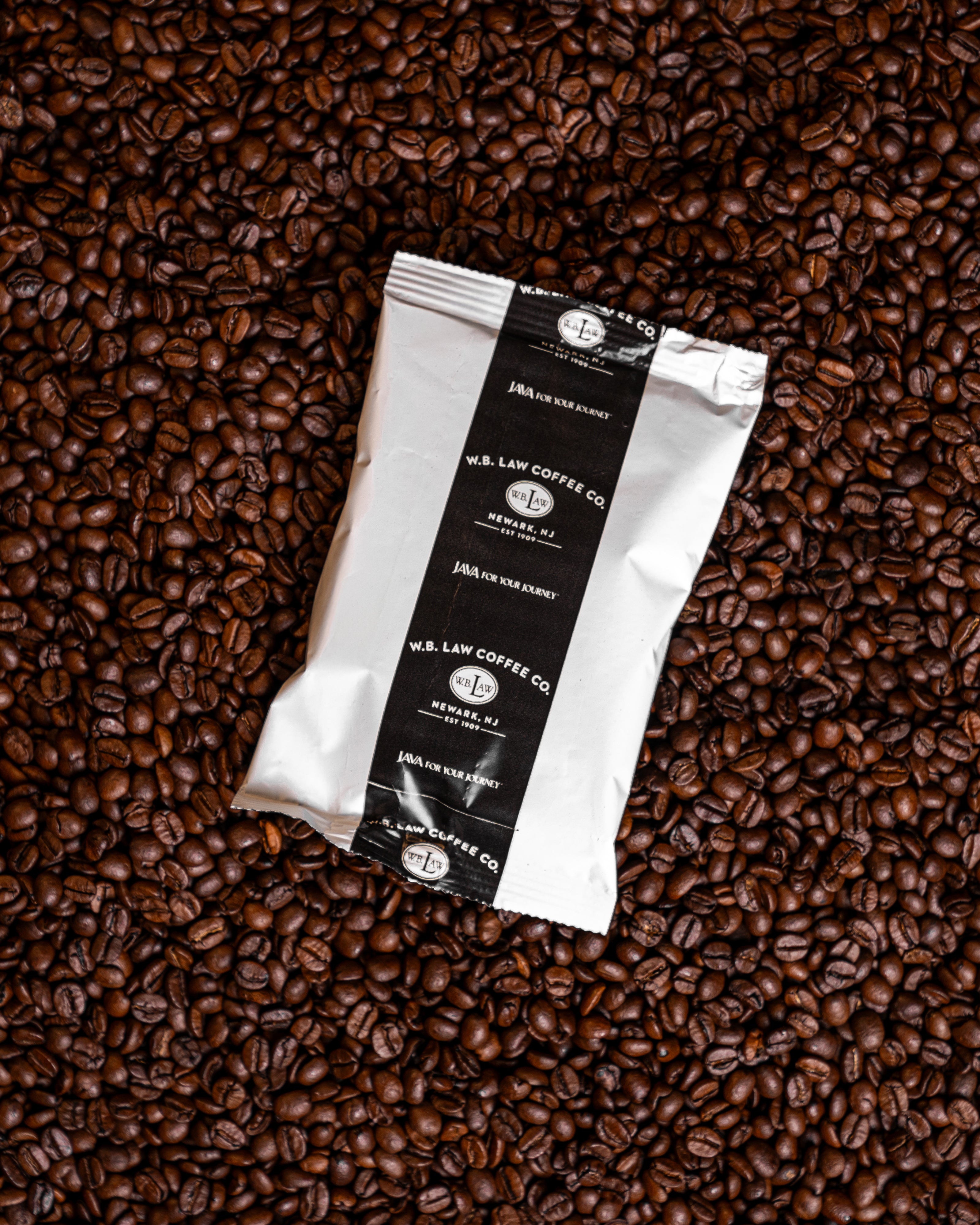 Dark Roast House Blend Coffee 42ct | 2.5oz Frac Packs | WB Law