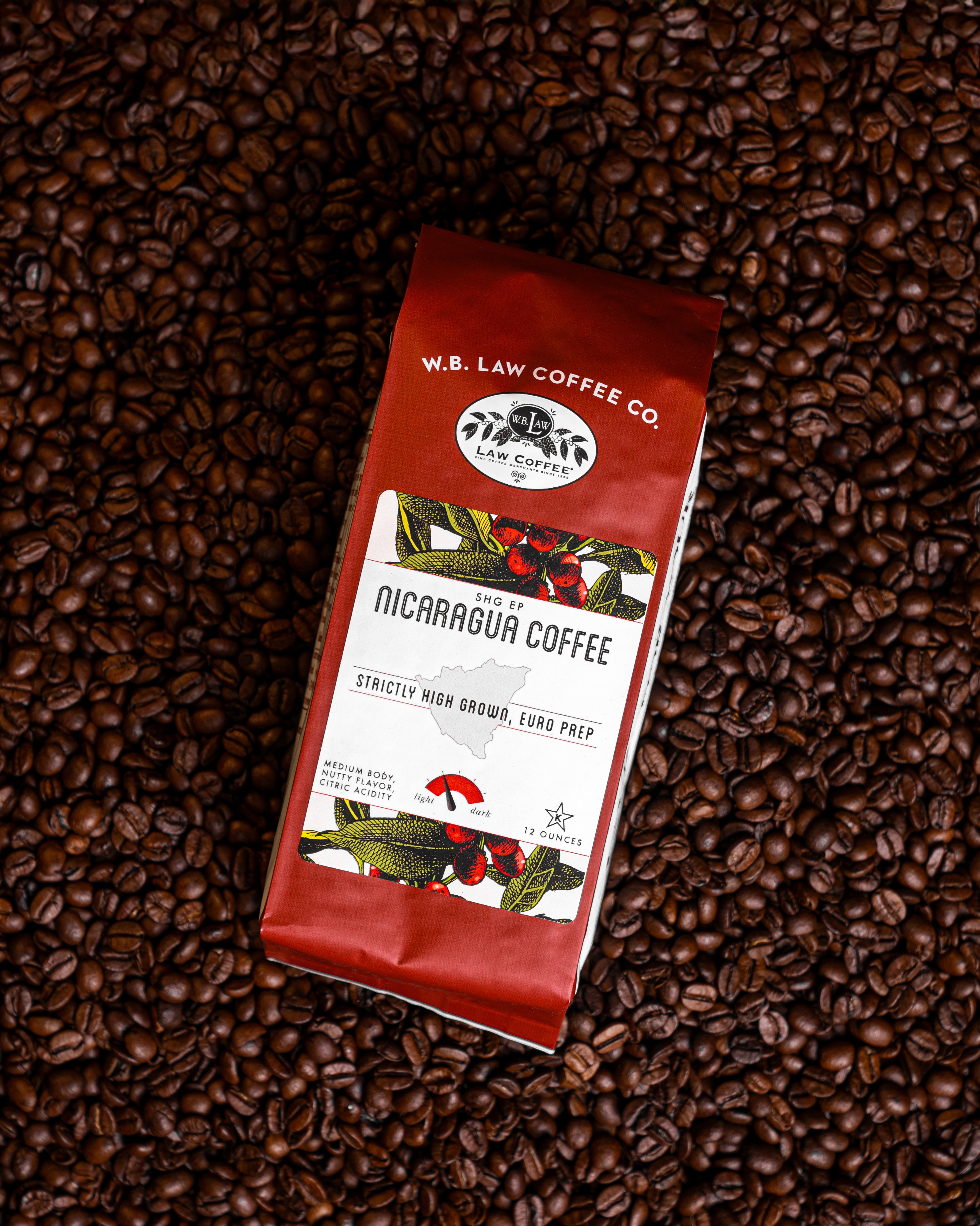 Nicaraguan Coffee (12oz Bag) – WB Law Coffee Co.