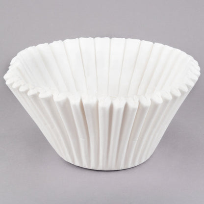 White Coffee Filters (14x5) for batch brewing compatible with many of Bunn o Matics 1.5 gallon brewers