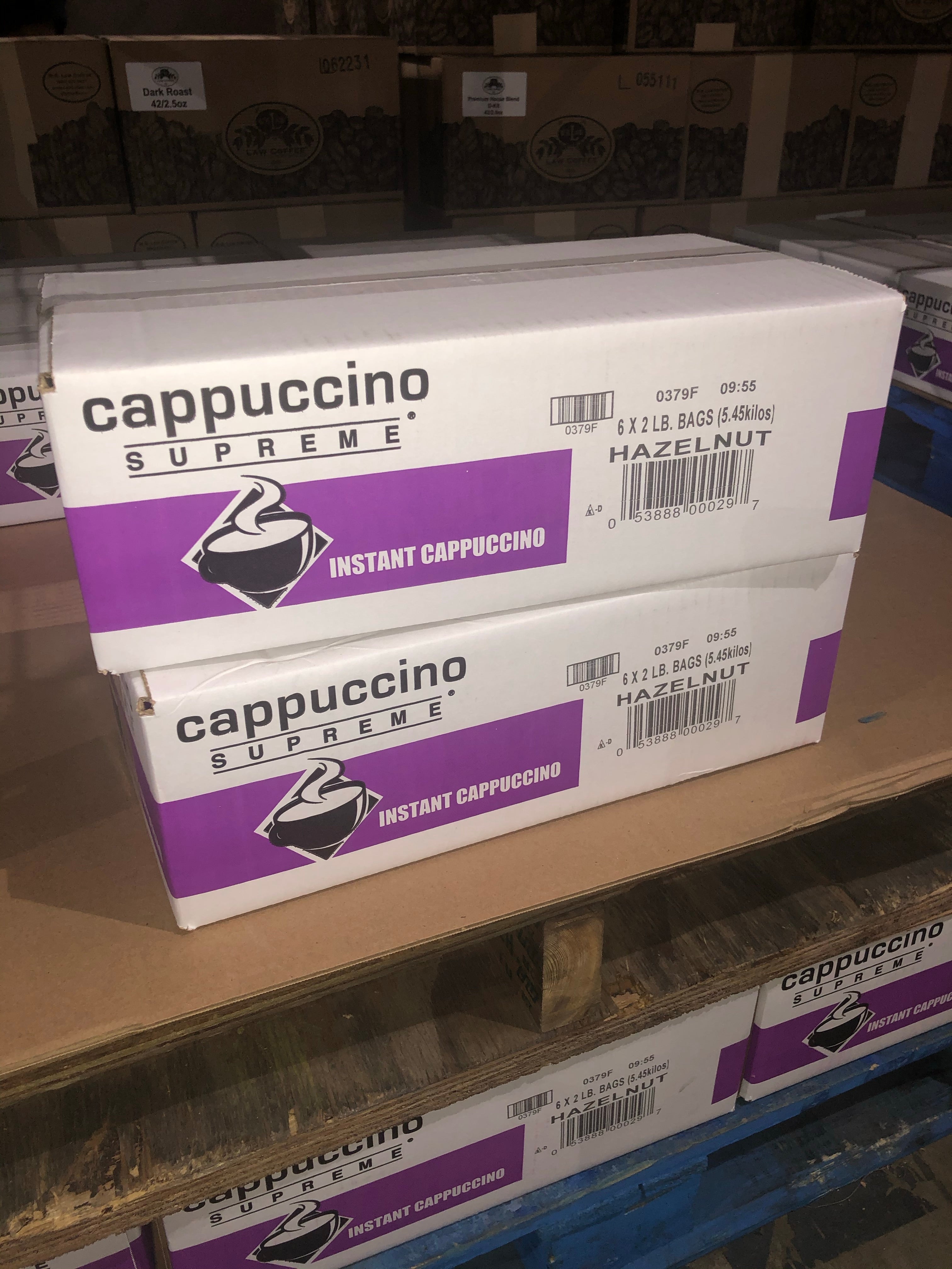 Hazelnut Powdered Cappuccino Mix (6x2lb) – WB Law Coffee Co.