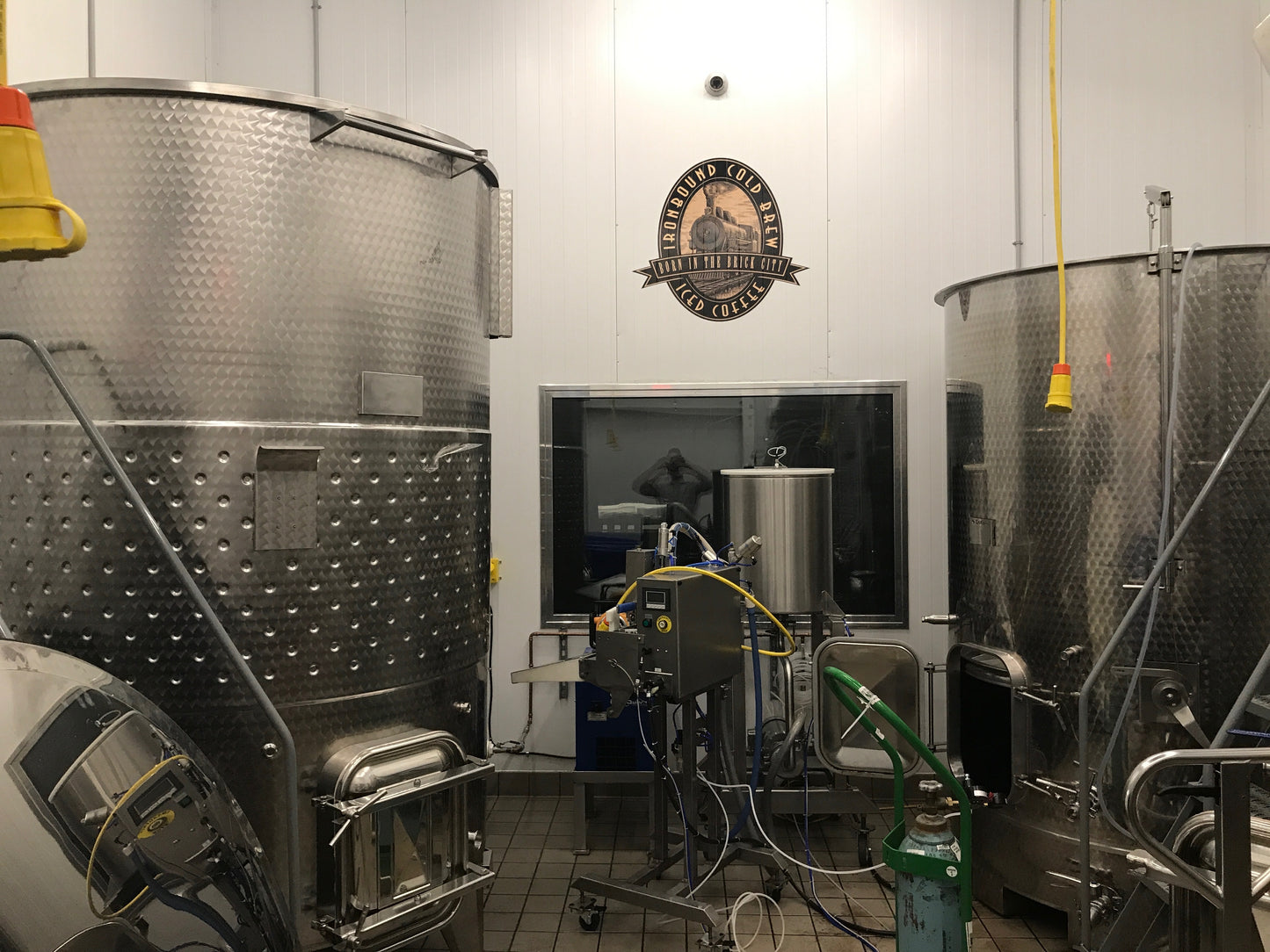 A photo of our cold brew coffee brewery in Newark, Nj